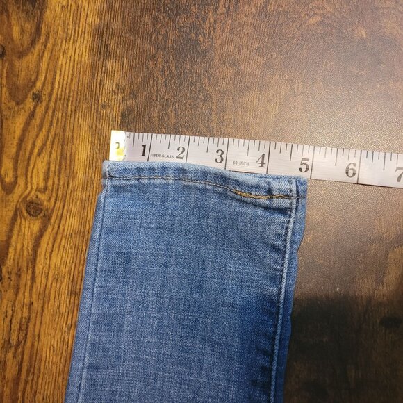 Levi's Jeans Sz 28 Skinny 711 Mid Rise Medium Light Wash Stretch Denim Western - Picture 11 of 12